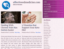 Tablet Screenshot of effectiveedmedicine.com